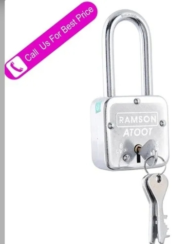 8 Levers Hardened Long Shackle Lock With 3 Keys