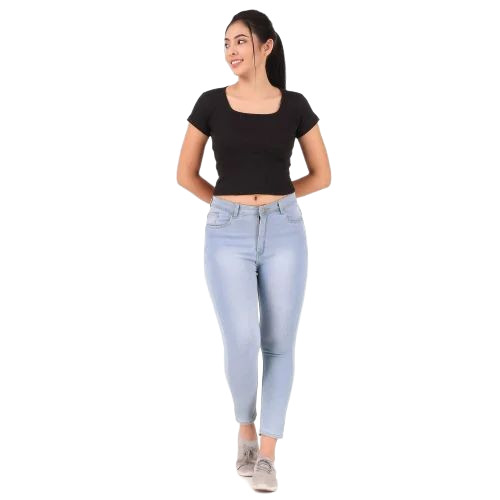 Ladies Square Neck Crop Top