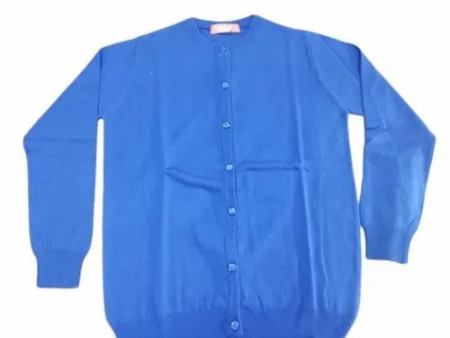 Ladies Woolen Blue Sweater