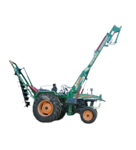 Tractor Pole Erection Machine