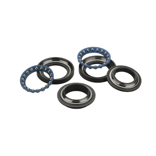 Two Wheeler Steering Column Bearing - Color: Silver