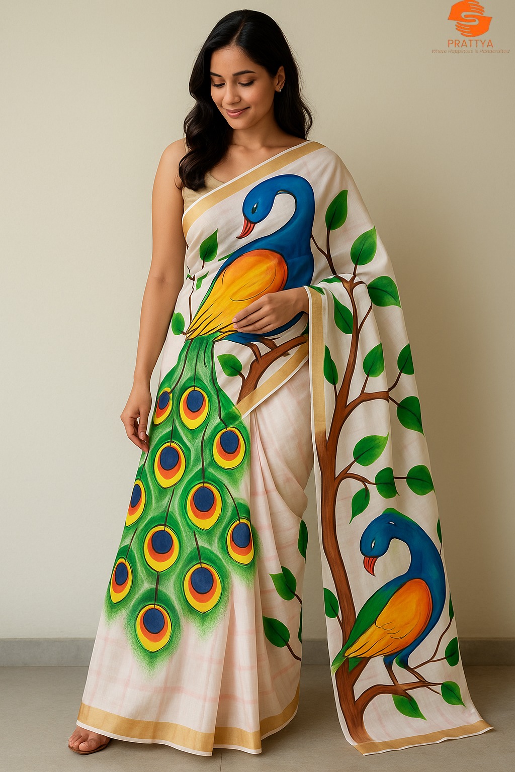 Cotton Saree - Color: Multicolour