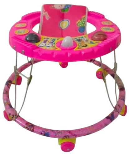 Pink Plastic Baby Walker