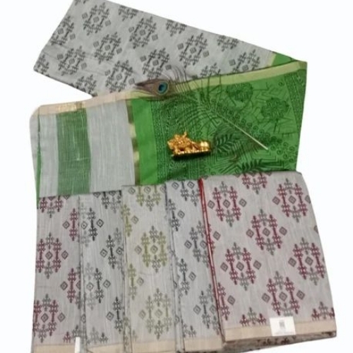 Printed Fancy Cotton Saree