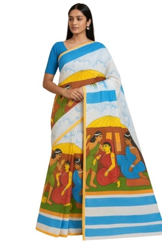 Printed Kerala Cotton Saree