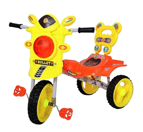 Yellow Kids Plastic Tricycle