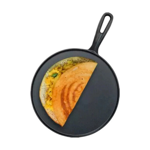 200ml Greenchef Cast Iron Pre Seasoned Dosa Tawa