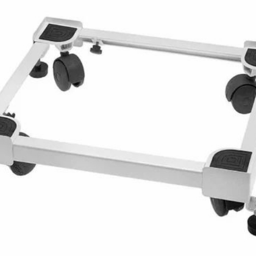 Adjustable washing machine trolley