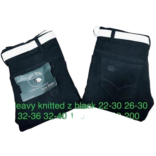 Heavy Knitted Kids Denim Jeans