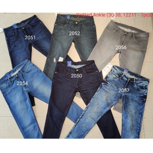 Knitted Denim Jeans