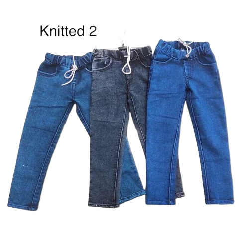 Knitted Kids Denim Jeans