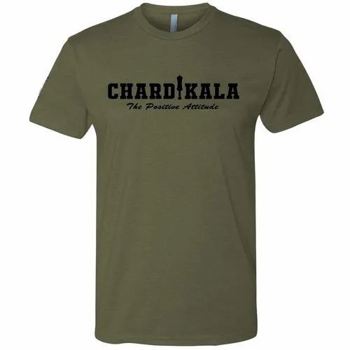 Mens Printed Poly Cotton T Shirts