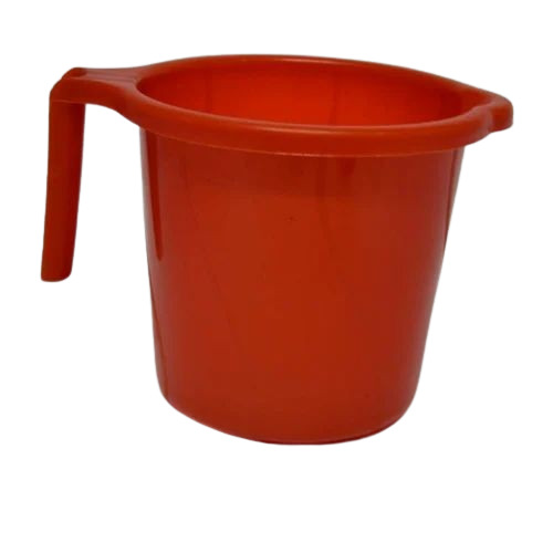 Red Plastic Bathroom Mug