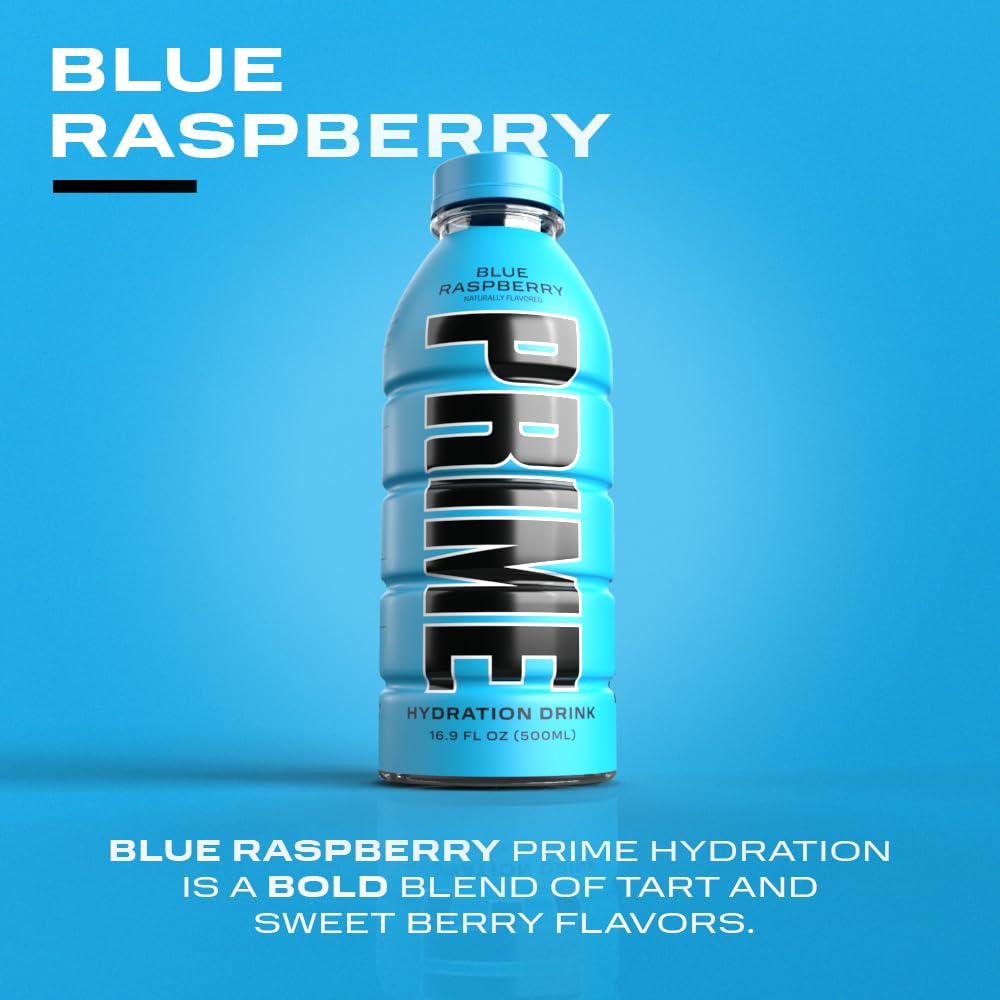 PRIME Hydration BLUE RASPBERRY Sports Drinks