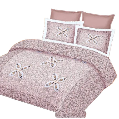Fancy Printed Cotton Double Bedsheet