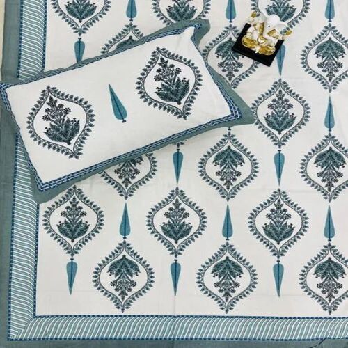 Handblock Pure Cotton Bedsheets