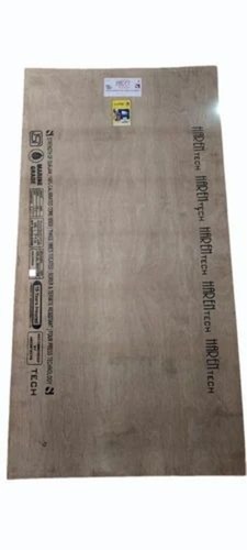 Haren Tech Plywood - Hardwood 8x4 ft Brown, 18 mm | Moisture Resistant, Water Resistant, Eucalyptus Core