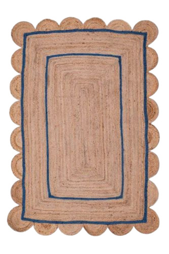Jute Braided Scalloped Rugs