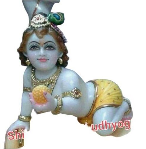 Laddu Gopal Marble Statue