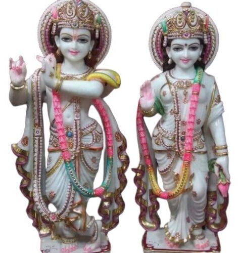 Lord Radha Krishan Marble Statue