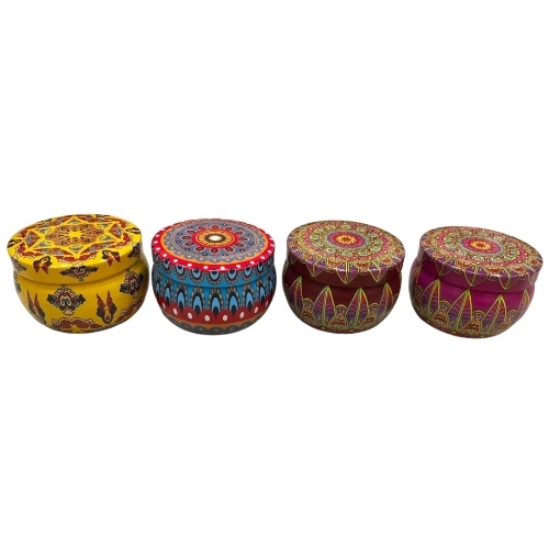Mandala Jar Candle