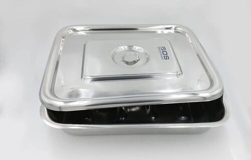 Medical Use Instrument Tray With Cover (10x8)