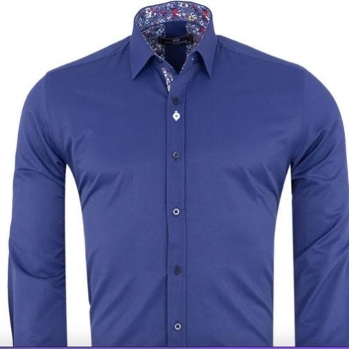 Men Blue Shirt