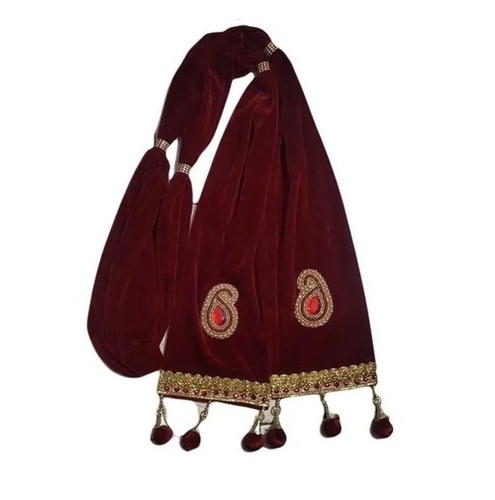 Men Maroon Sherwani Dupatta