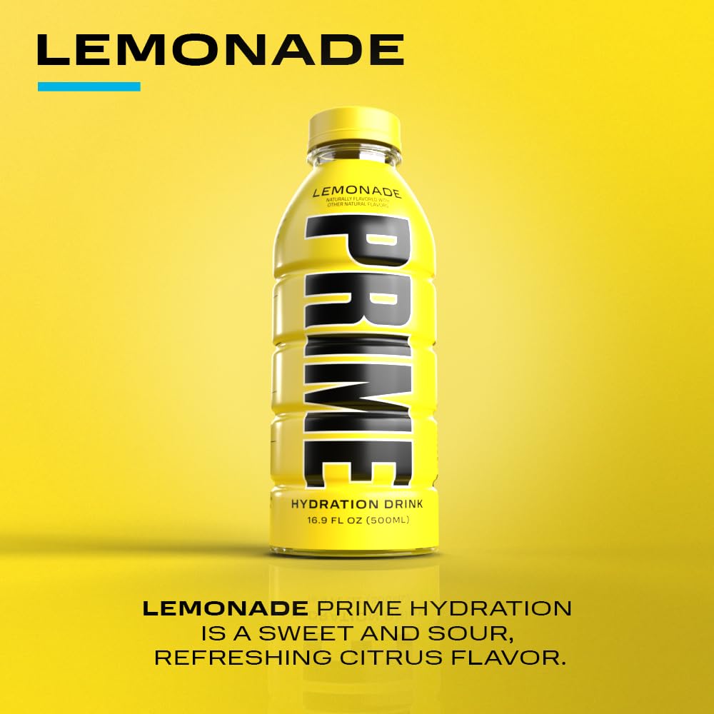 PRIME Hydration Lemonade 12 Pack Sports Drink