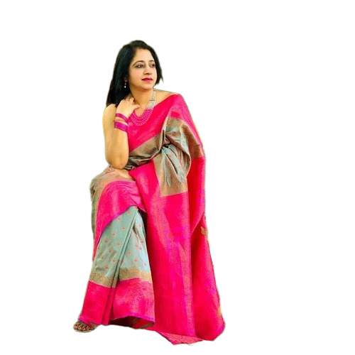 Traditional Ladies Saree - Color: Pink