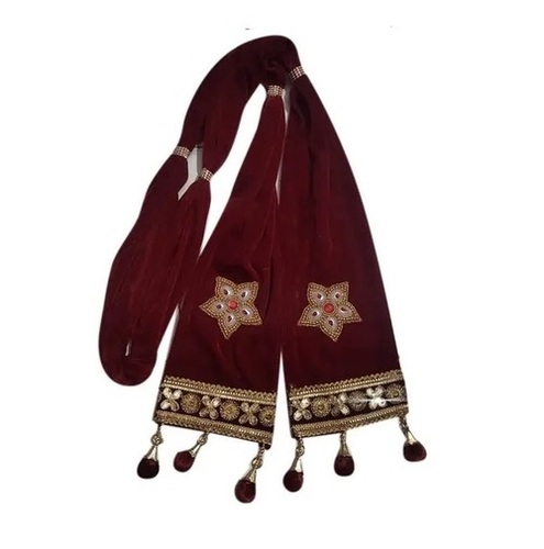Wedding Wear Maroon Sherwani Dupatta