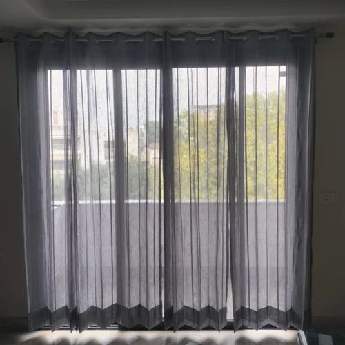 White Window Curtain
