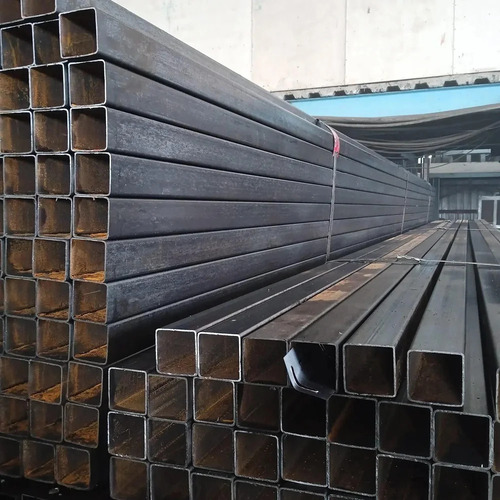 Black Steel Square Tubes - Material: Na
