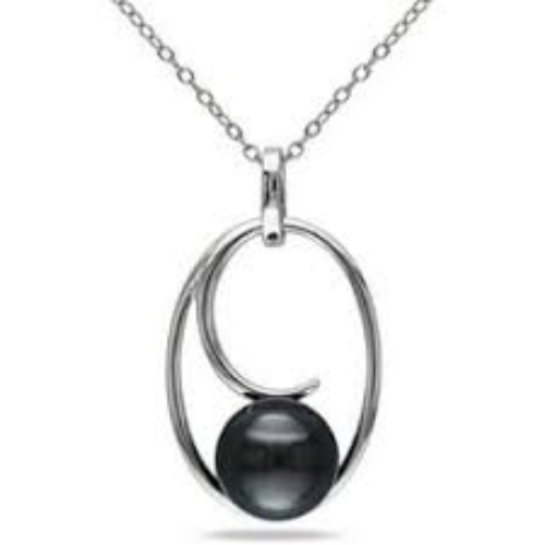 Emerald Sterling Silver Necklace