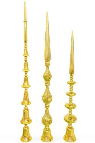 Golden Minar Home Decoration Showpiece
