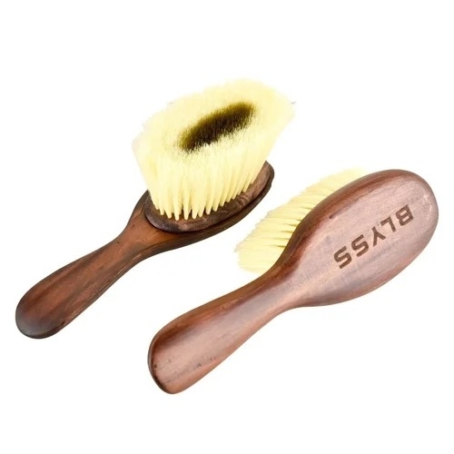 Hair Brush - Brown & White, Eco Friendly | Stylist