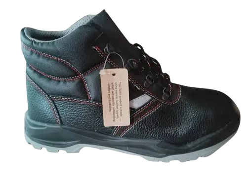 High Ankle Leather Safety Shoes