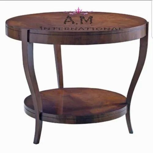 Wooen round table