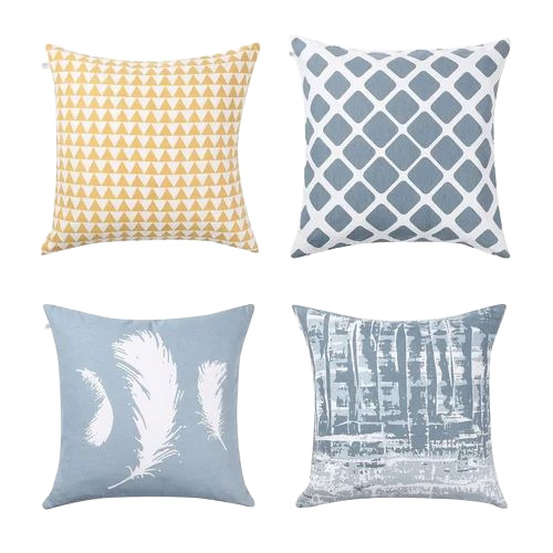 printed cotton cushion cover