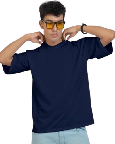 Cotton Plain Oversized Men T Shirt
