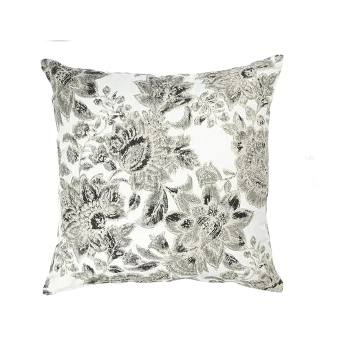 Cotton Printed Grey Cushion Cover