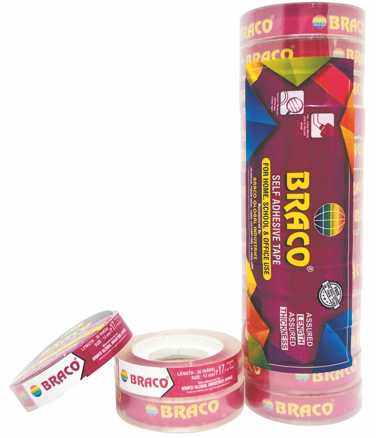 Gitti Tape Self Adhesive Tapes - Color: Transparent