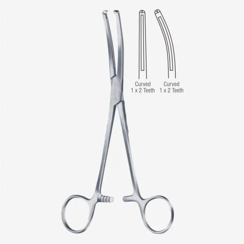 Hysterectomy Forceps Curved