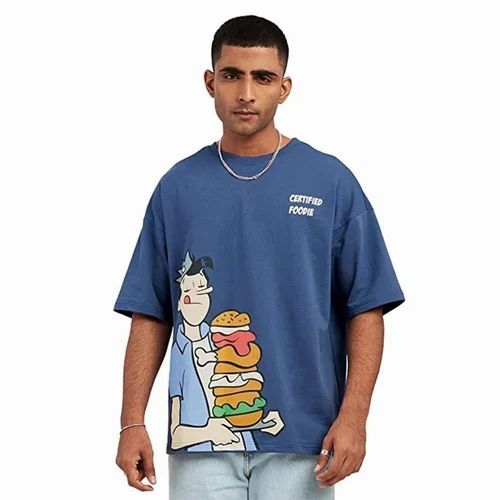Oversized Printed T Shirt
