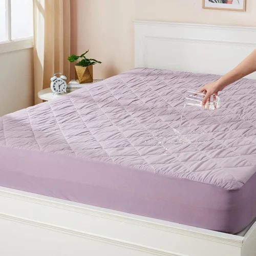 Quilted Pink Waterproof Mattress Protector