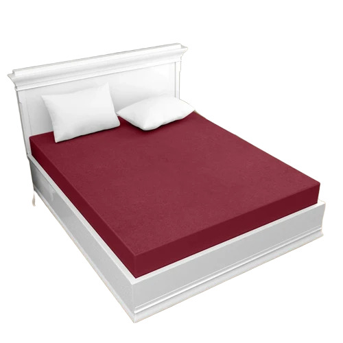 Red Waterproof Mattress Protector By Heaven Birds