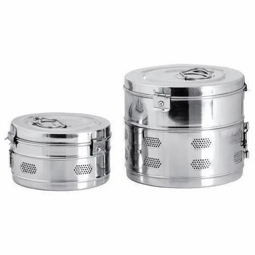 Stainless Steel Surgical Dressing Drum