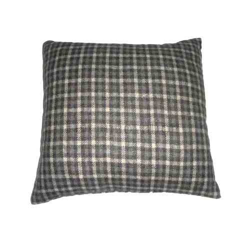 Woolen Check Cushion Cover