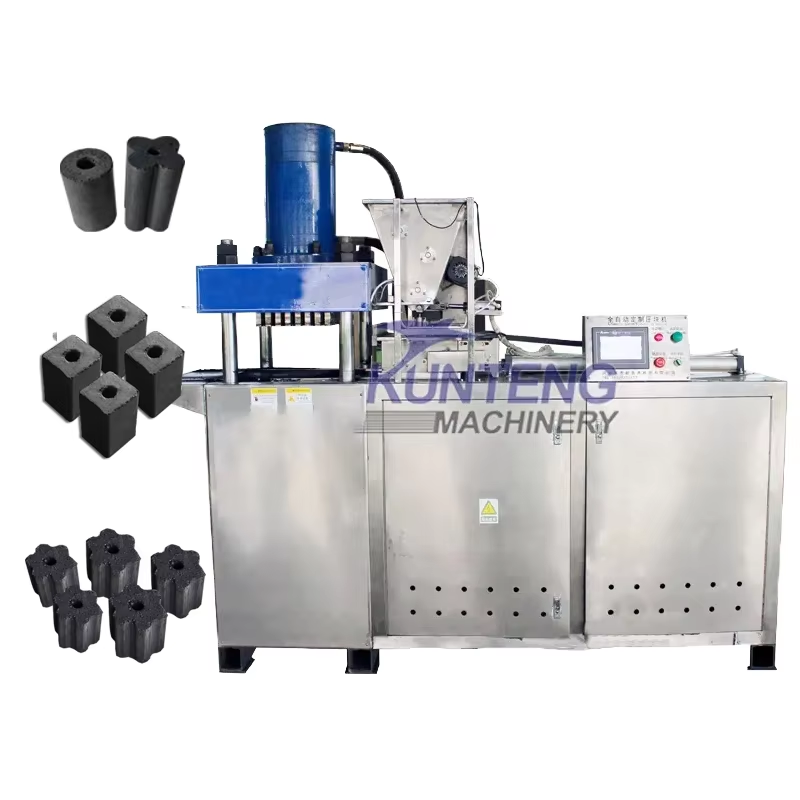 2025 Hydraulic Charcoal Press Machine Myanmar Charcoal Briquette Machine Bituminous Coal Bbq Charcoal Making Machine