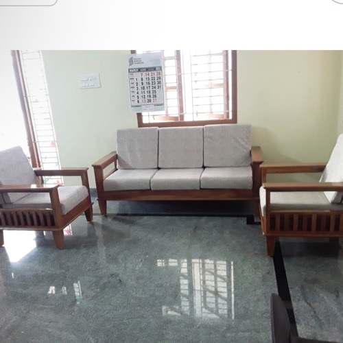 5 Seated Teak Wood Sofa